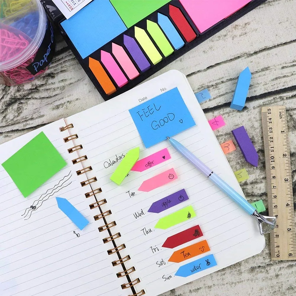 Office Desk Sticky Note Combination,Recyclable Multi-function Square ...