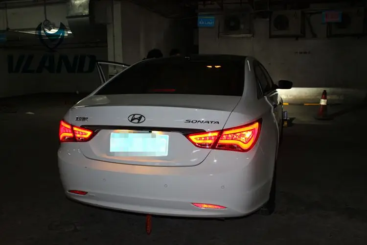 VLAND Car Lamp For Car Taillight For Sonata LED Tail Light For 2010 2011 2012 2013 2014  With LED DRL BRAKE Plug And Play