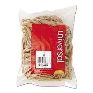 Universal 00433 Rubber Bands, Size 33, 3-1/2 x 1/8, 160 Bands/1/4lb Pack by Universal