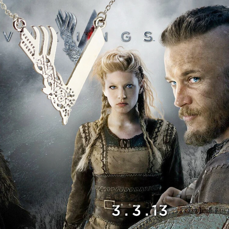 

2015 Summer Fashion Jewelry Popular Trend Silver Alloy Vikings Necklace