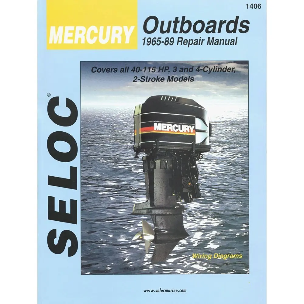 Get Quotations · Seloc Service Manual - Mercury Outboards - 3-4Cyl - 1965-89