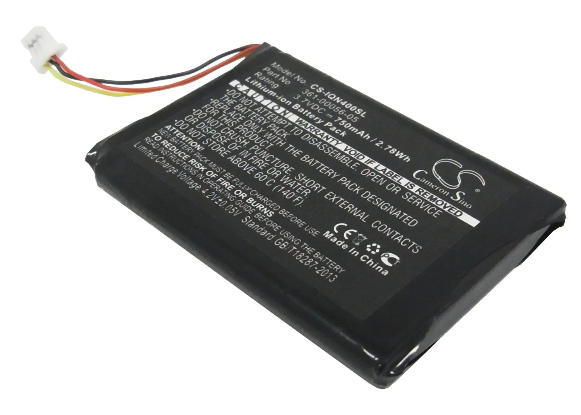 Get Quotations · Cameron Sino 750mAh / 2.78Wh Battery Compatible With Garmin  Nuvi 40, Nuvi 40LM,
