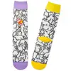 Easter Bunny Toe of a Kind Novelty Socks