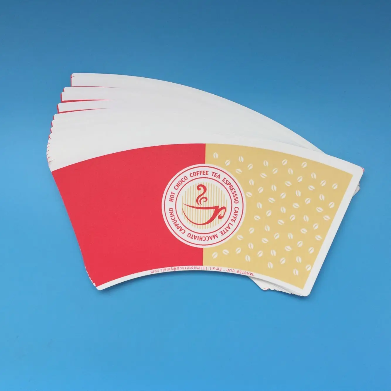 Paper Cup Fan 4oz 20oz Printed And Personalized Disposable Advertising