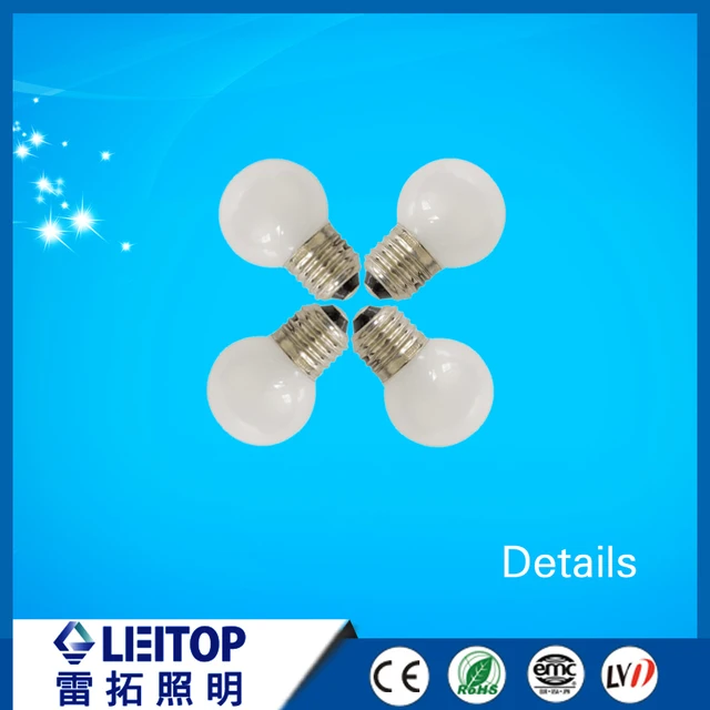 candle bulbs blue