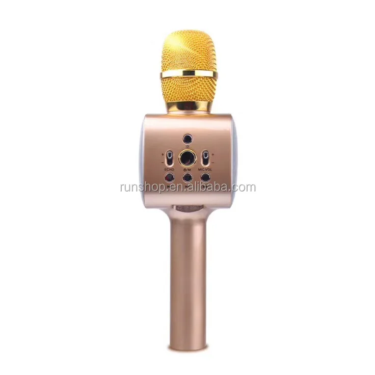 

Amazon Hot Selling Wireless Microphone LED Flashing Karaoke Handheld Portable Wireless Microphone For Computer Cell phones, N/a