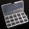 Adjustable 1 PC 15 Cells Compartment Plastic Storage Bo Case Jewelry Bead Tiny Stuff Container