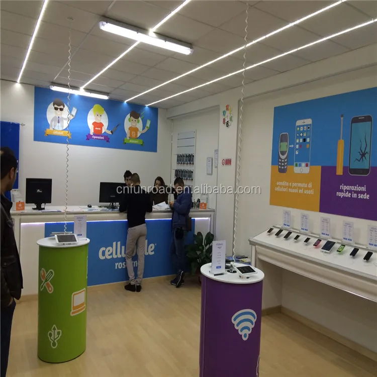 Retail Glass Cell Phone Display Cases Counter Design Buy Glass