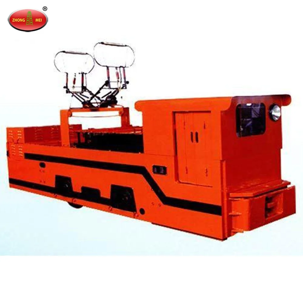 
CJY7 7T Electric Trolley Overhead Line Underground Mining Locomotive Price 