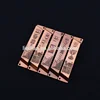 Antique Copper Messianic Jerusalem Mezuzah Set with Scroll and Screws