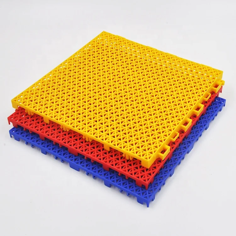 

customized various colors 20X25 feet plastic outdoor basketball court floor popular with jordan logo