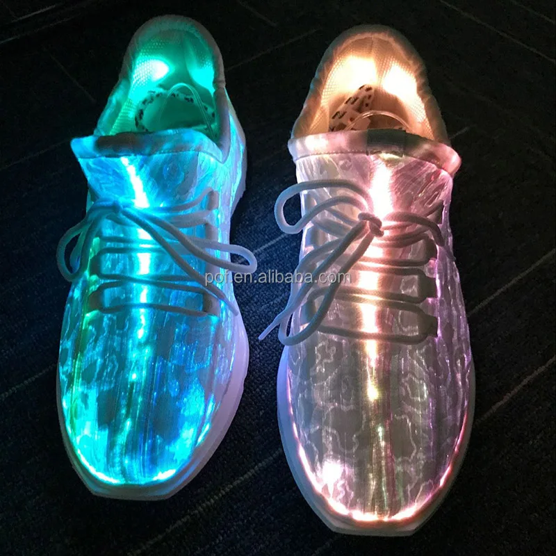 LED Light Up Shoes for Men Women, Light Fiber Optic India