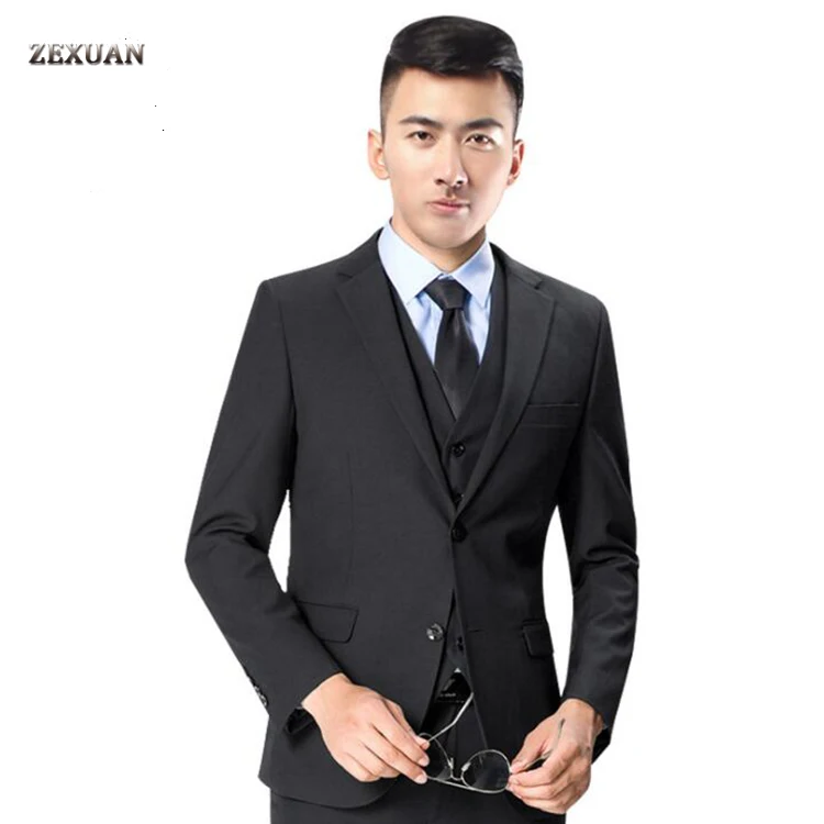 

NO MOQ stylish and standard suit order wholesale man women business suits for young men