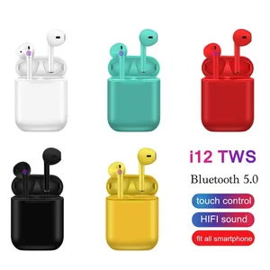 i12XS TWS Bluetooth 5.0 Touch Control Wireless Earbuds