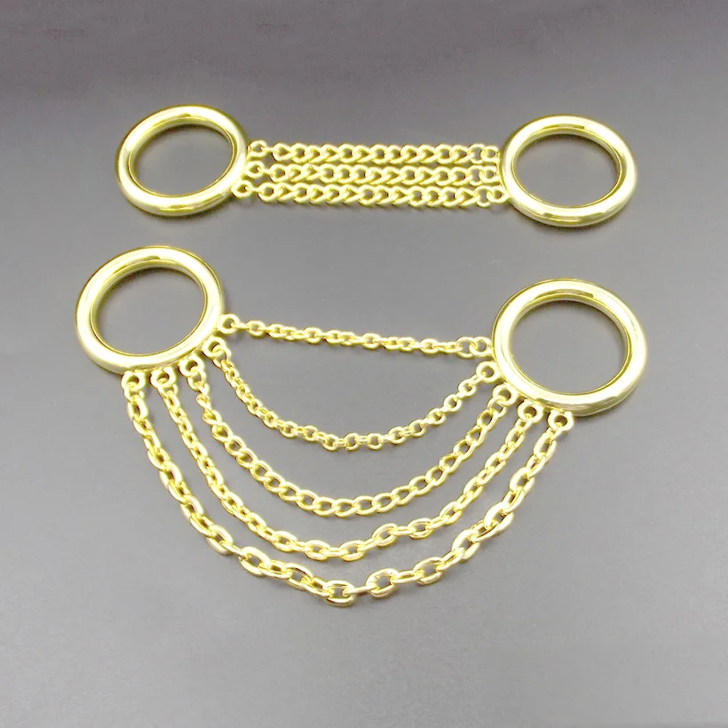 Gold Metal Bikini Chains Connector Swimwear Hardware Buckles Buy Swimwear Hardware Buckles