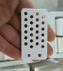 95---99.9%Al2O3 alumina white color ceramic plate with holes