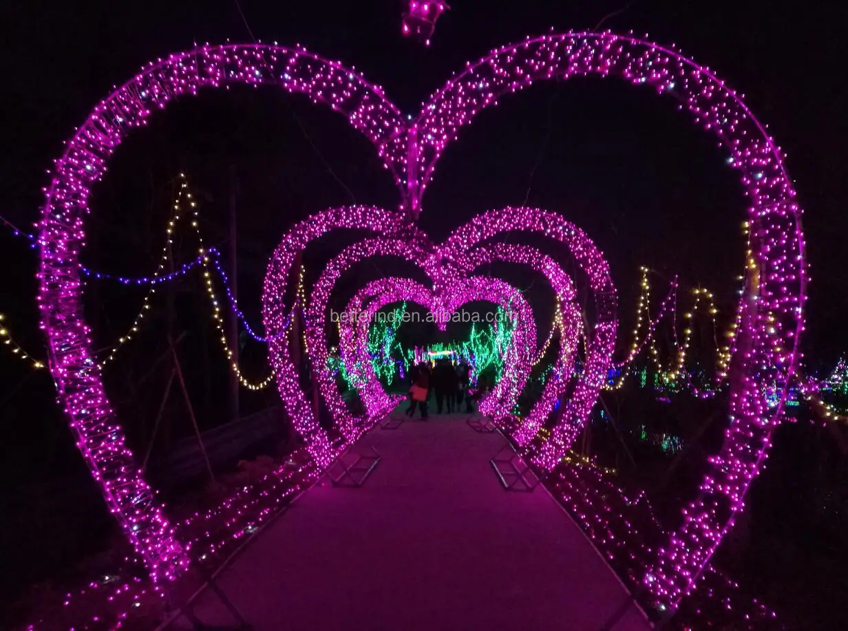 Led Heart-shaped Arch Lights For Wedding Decoration/wedding Arch Lights ...