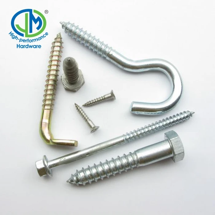
DIN571 And Inch ASME B18.6.1 Lag Hex Head Stainless Steel Wood Screw 