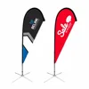 Aluminum Pole System Wardrobe Beach Flying Flags For Sale