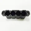 high precision black injection molded parts made by own factory professional tooling
