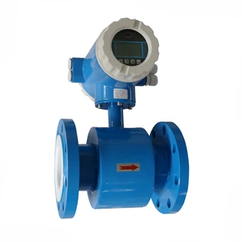 magnetic 20ma output flange connection water larger meter flow