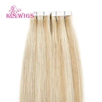

K.S WIGS Tape For Hair Extension 16 Inch Remy Tape Hair Extensions Virgin Tape In Hair Extensions