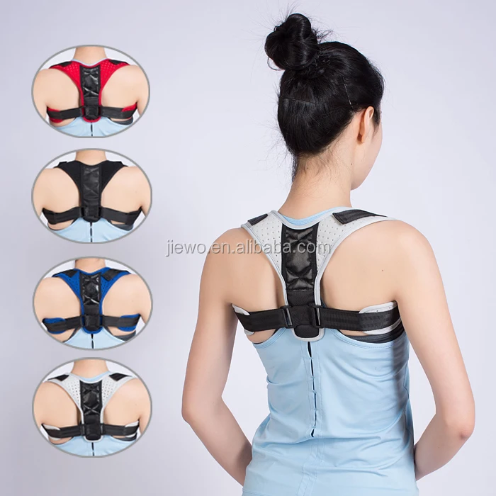 

2018 fashionable unisex design back support belt back shoulder brace posture corrector with CE&FDA approved