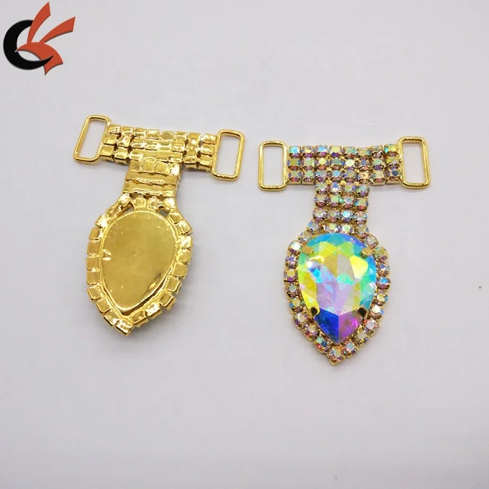 gold clear AB drop rhinestone connector.jpg