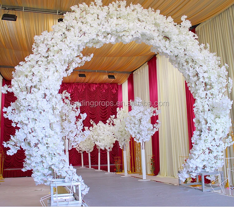 Flower Backdrop Wedding Arch Flower With Metal Frame Buy High Quality
