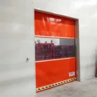Fast moving interlocking system quick door/quick opening door