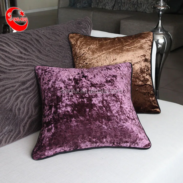 Retro And Nobel Style Upholstery Fabric Crush Silk Velvet Fabric For Sofa