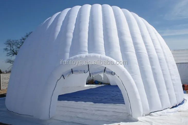 8mm pvc material Tent Outdoor Dome/inflatale Igloo Dome Inflatable Igloo