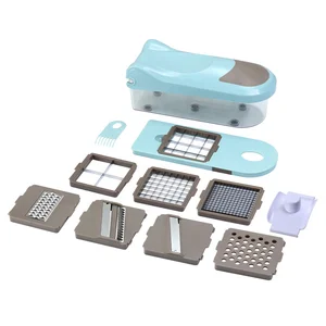 Image of Manual Food Chopper with 8 Blades