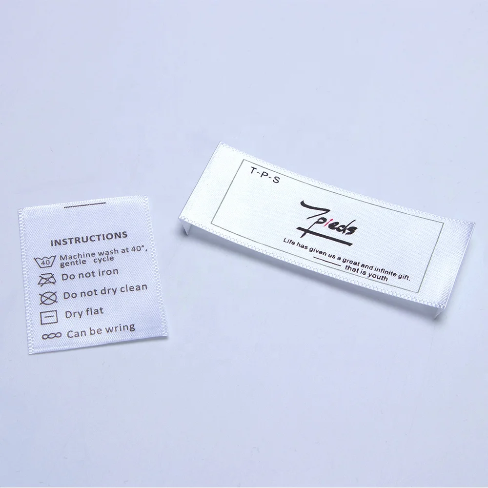 

Custom Underwear Private Wash Care Label, As customer's requirement
