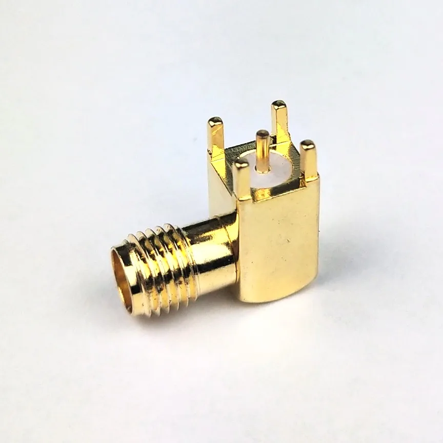 SMA Female Right Angle PCB RF Coaxial Connector