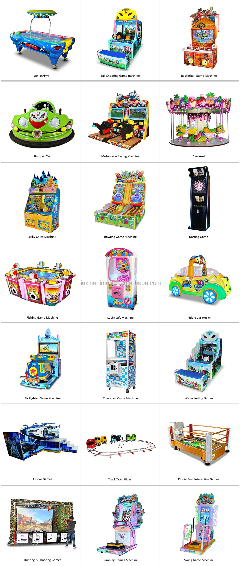3D Indoor Amusement Shooting Arcade Coin Operated Game Machine 