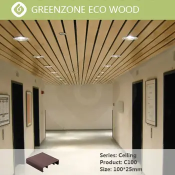 Green Lightweight Ceiling Material Interior Non Toxic Decorative