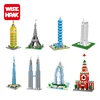 Wise Hawk manufacturer plastic nano building block connecting architecture toy mini blocks