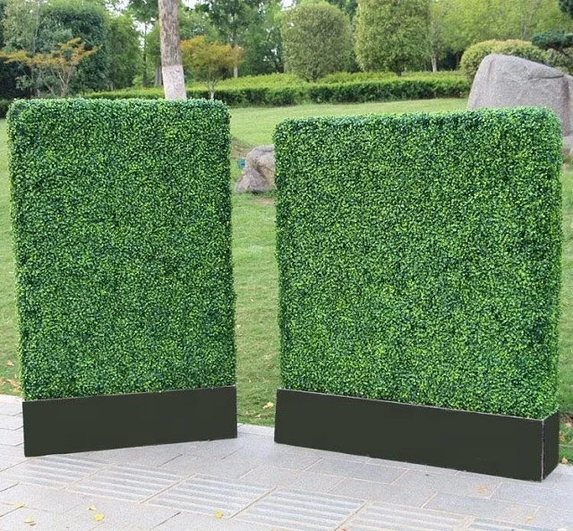 K-3065 high quality UV protection artificial hedge plant grass wall for garden decoration