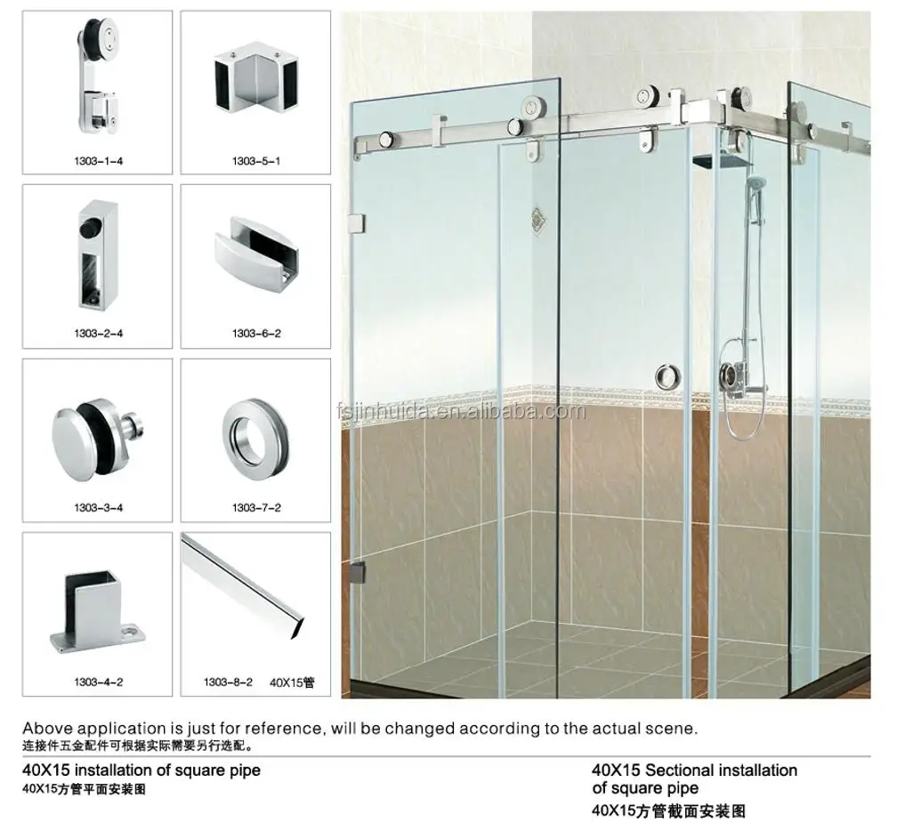 Double Door Shower Room Series For Glass Shower Door Buy Shower Room