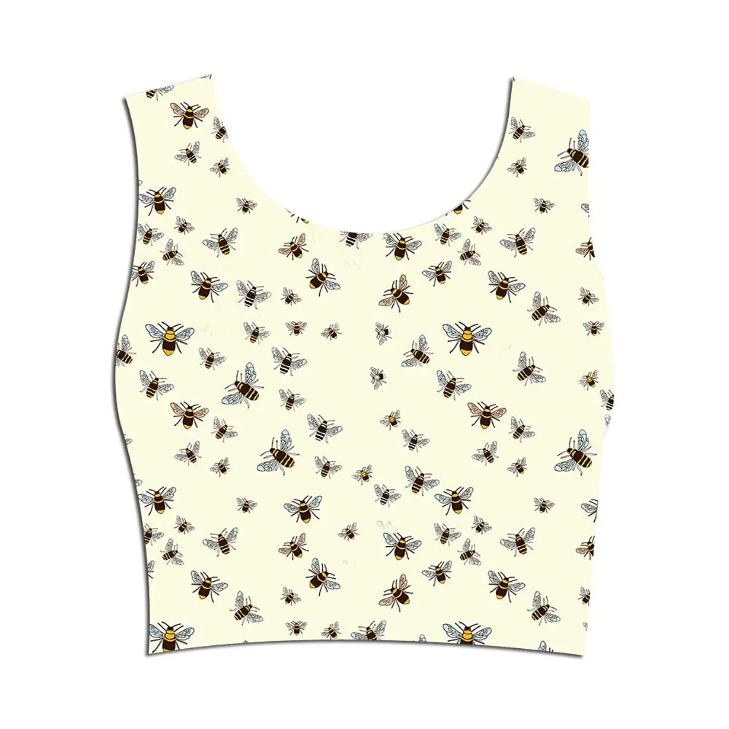 Lkegc Womens Geometric bee Killer Breathable Printed Sports Yoga Seamless Gym Workout Bra