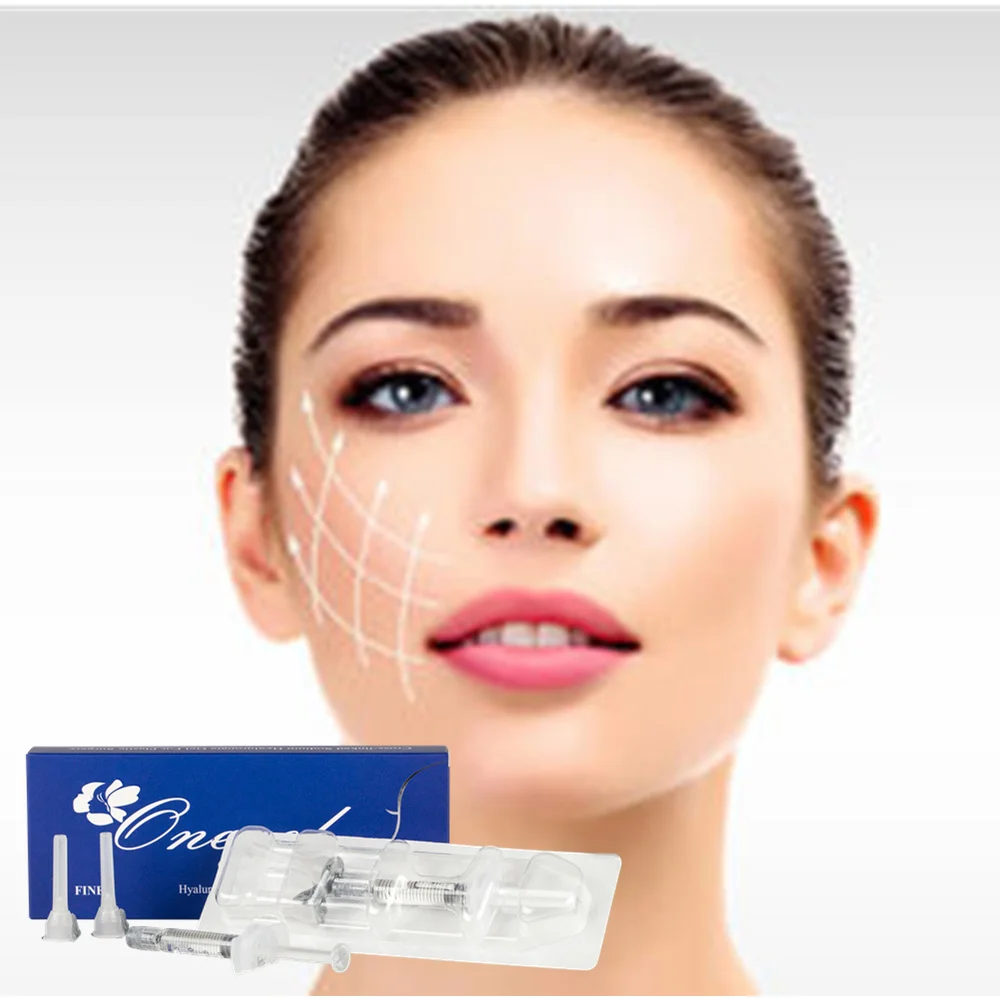 

Aesthetic injectable hyaluronic acid for lip, Transparent