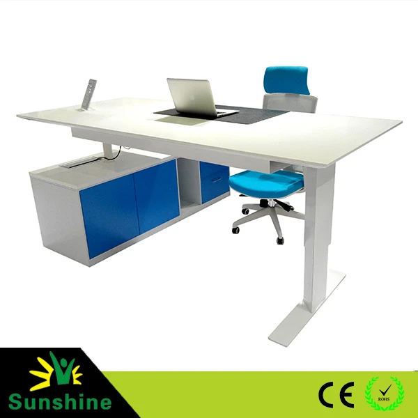 Computer Desks Automatic Lifting Metal Legs Electric And Manual