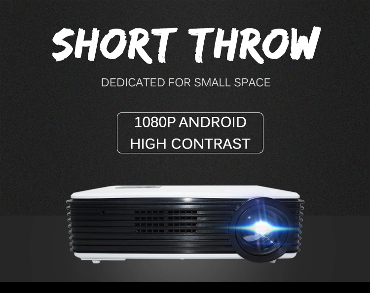 Rohs Mini Led Projector 4k Short Throw High Contrast Ratio Buy