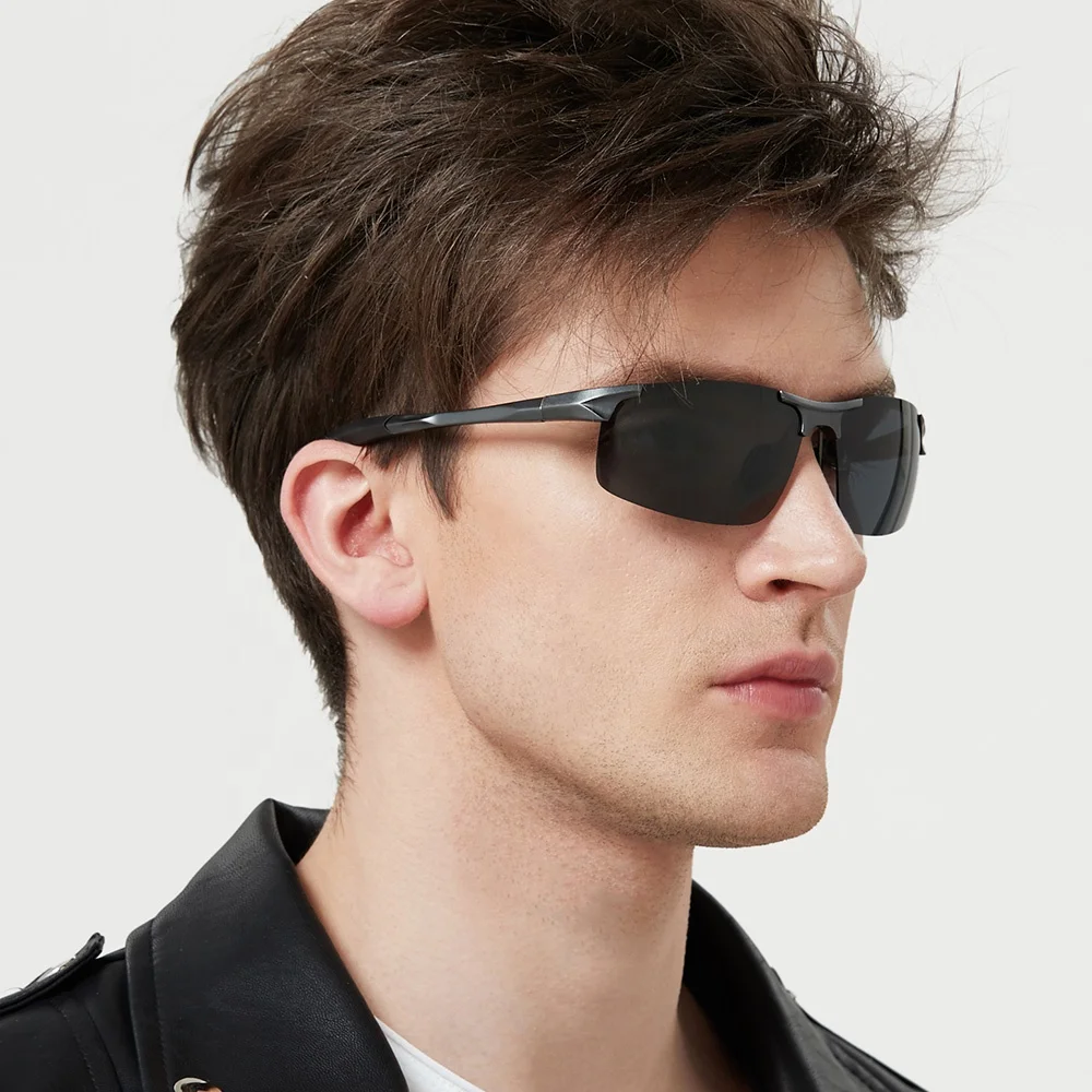 

Luxury Sunglasses Men Anti-glare Aluminum Magnesium Fashion Uv400 Car Driving Polarized Sunglasses