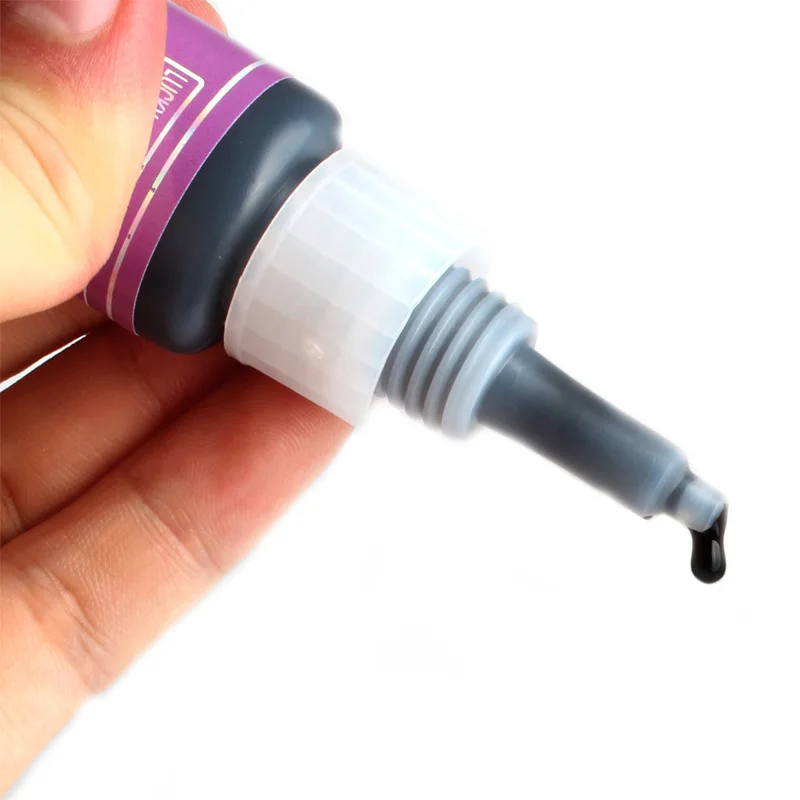 False Eyelash Extensions Glue Super Sticky Long Lasting 30 days with Odor and Irritation Practice Eyelash
