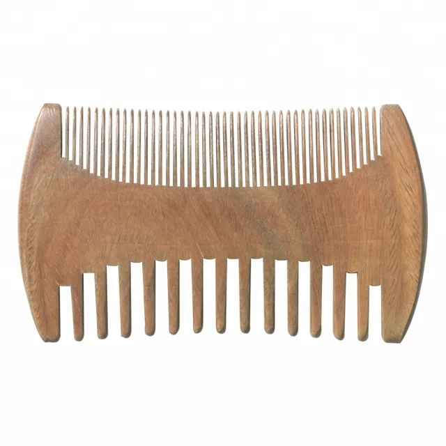 

Bulk Sale Wide & Fine Tooth Hair Comb Wood Pocket Hair Comb Green Sandalwood Beard Care Grooming Comb, Customised