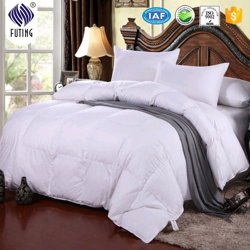 Eco Friendly White Duvets For Hotels Cotton Padded Hotel Quilt