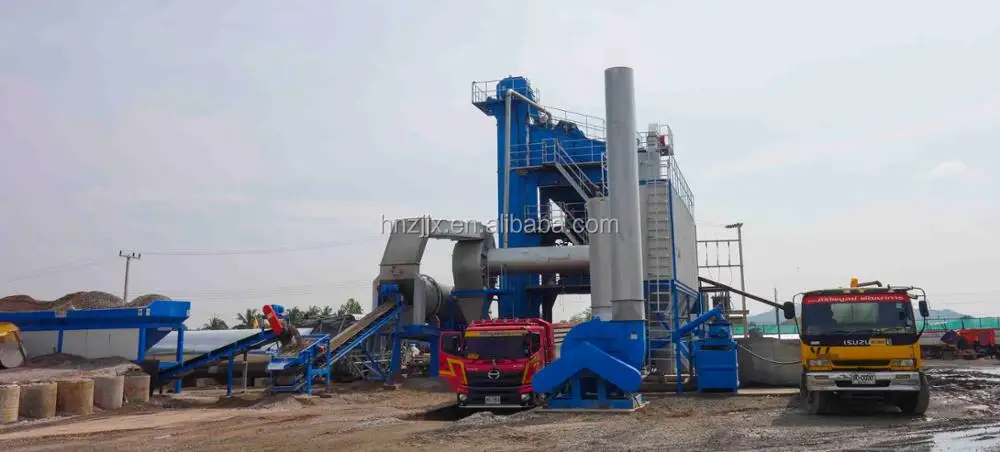 LB1500 120t/h bitumen hot mix batching plant, asphalt mix machinery
