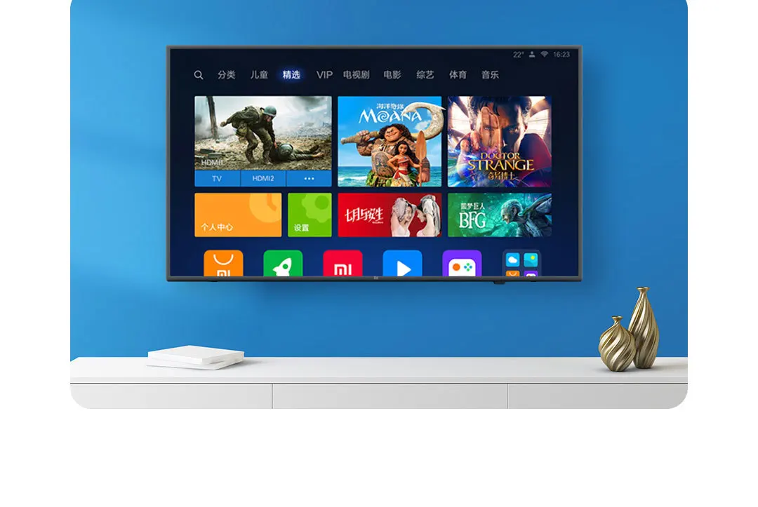 Xiaomi FHD-Ready Smart 4c 40 inches TV 1920x1080 Mi LED 40" Television Set  WIFI Ultra-thin 1GB 4GB